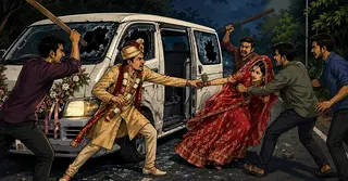 বরযাত্রীর গাড়ি থামিয়ে নববধূকে নিয়ে ‘উধাও’ সাবেক প্রেমিক!